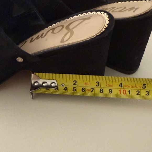 Sam Edelman Black Suede Mules - Picture 5 of 9